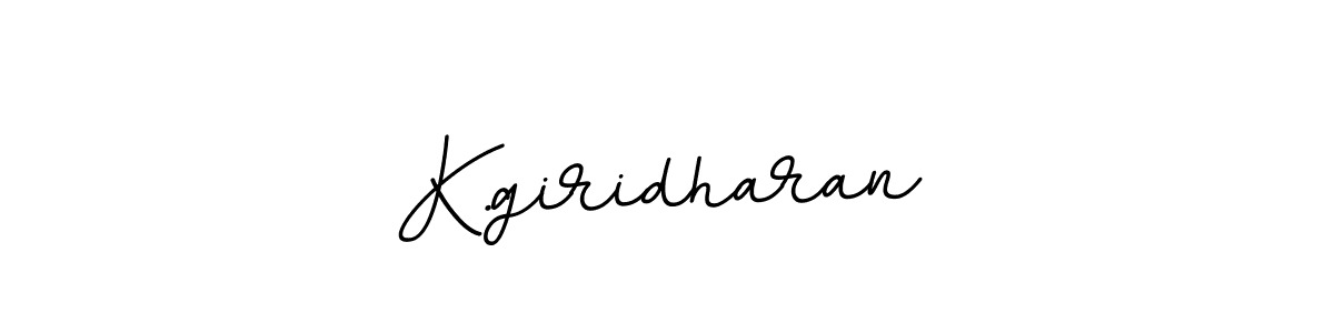 Make a beautiful signature design for name K.giridharan. With this signature (BallpointsItalic-DORy9) style, you can create a handwritten signature for free. K.giridharan signature style 11 images and pictures png