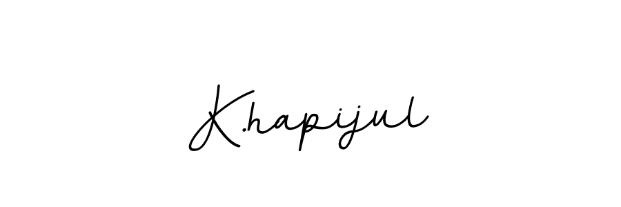 You should practise on your own different ways (BallpointsItalic-DORy9) to write your name (K.hapijul) in signature. don't let someone else do it for you. K.hapijul signature style 11 images and pictures png