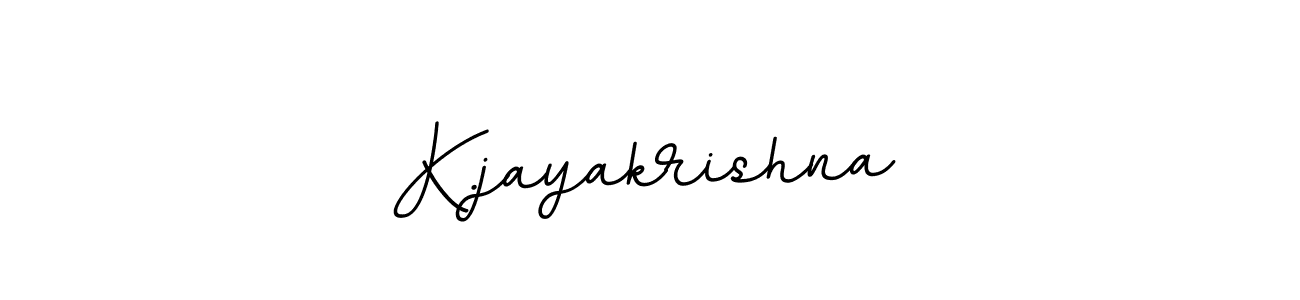 It looks lik you need a new signature style for name K.jayakrishna. Design unique handwritten (BallpointsItalic-DORy9) signature with our free signature maker in just a few clicks. K.jayakrishna signature style 11 images and pictures png