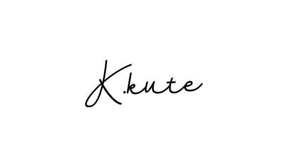 Design your own signature with our free online signature maker. With this signature software, you can create a handwritten (BallpointsItalic-DORy9) signature for name K.kute. K.kute signature style 11 images and pictures png