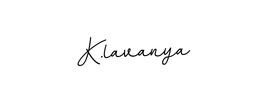 You should practise on your own different ways (BallpointsItalic-DORy9) to write your name (K.lavanya) in signature. don't let someone else do it for you. K.lavanya signature style 11 images and pictures png