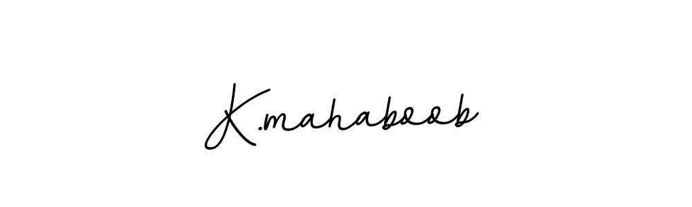 How to make K.mahaboob signature? BallpointsItalic-DORy9 is a professional autograph style. Create handwritten signature for K.mahaboob name. K.mahaboob signature style 11 images and pictures png