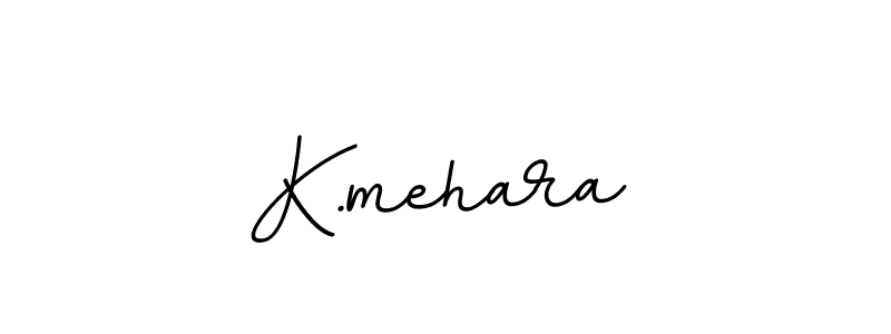 Use a signature maker to create a handwritten signature online. With this signature software, you can design (BallpointsItalic-DORy9) your own signature for name K.mehara. K.mehara signature style 11 images and pictures png