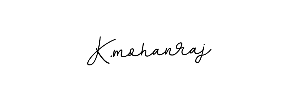 Create a beautiful signature design for name K.mohanraj. With this signature (BallpointsItalic-DORy9) fonts, you can make a handwritten signature for free. K.mohanraj signature style 11 images and pictures png