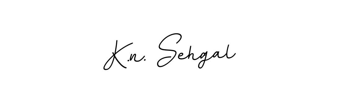 Make a beautiful signature design for name K.n. Sehgal. With this signature (BallpointsItalic-DORy9) style, you can create a handwritten signature for free. K.n. Sehgal signature style 11 images and pictures png