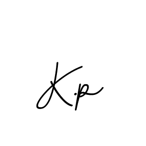 Make a beautiful signature design for name K.p. With this signature (BallpointsItalic-DORy9) style, you can create a handwritten signature for free. K.p signature style 11 images and pictures png