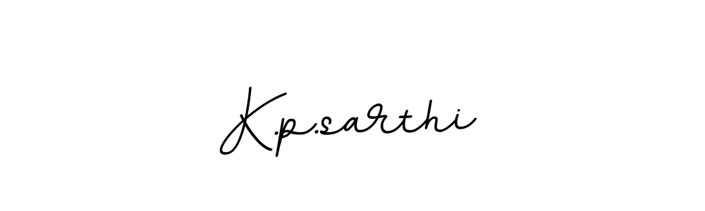 How to make K.p.sarthi signature? BallpointsItalic-DORy9 is a professional autograph style. Create handwritten signature for K.p.sarthi name. K.p.sarthi signature style 11 images and pictures png