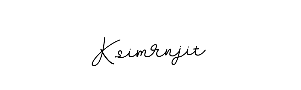 K.simrnjit stylish signature style. Best Handwritten Sign (BallpointsItalic-DORy9) for my name. Handwritten Signature Collection Ideas for my name K.simrnjit. K.simrnjit signature style 11 images and pictures png