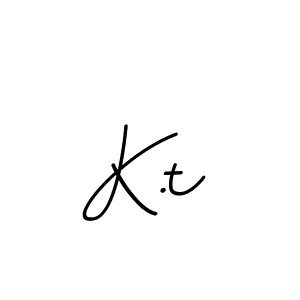 Similarly BallpointsItalic-DORy9 is the best handwritten signature design. Signature creator online .You can use it as an online autograph creator for name K.t. K.t signature style 11 images and pictures png