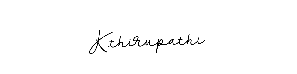 Create a beautiful signature design for name K.thirupathi. With this signature (BallpointsItalic-DORy9) fonts, you can make a handwritten signature for free. K.thirupathi signature style 11 images and pictures png