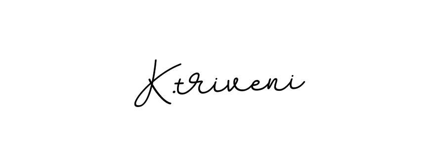 How to Draw K.triveni signature style? BallpointsItalic-DORy9 is a latest design signature styles for name K.triveni. K.triveni signature style 11 images and pictures png