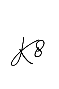 Create a beautiful signature design for name K8. With this signature (BallpointsItalic-DORy9) fonts, you can make a handwritten signature for free. K8 signature style 11 images and pictures png