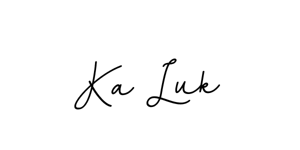 if you are searching for the best signature style for your name Ka Luk. so please give up your signature search. here we have designed multiple signature styles  using BallpointsItalic-DORy9. Ka Luk signature style 11 images and pictures png