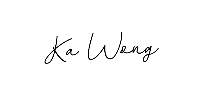 Use a signature maker to create a handwritten signature online. With this signature software, you can design (BallpointsItalic-DORy9) your own signature for name Ka Wong. Ka Wong signature style 11 images and pictures png
