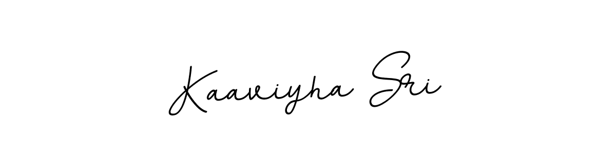 The best way (BallpointsItalic-DORy9) to make a short signature is to pick only two or three words in your name. The name Kaaviyha Sri include a total of six letters. For converting this name. Kaaviyha Sri signature style 11 images and pictures png