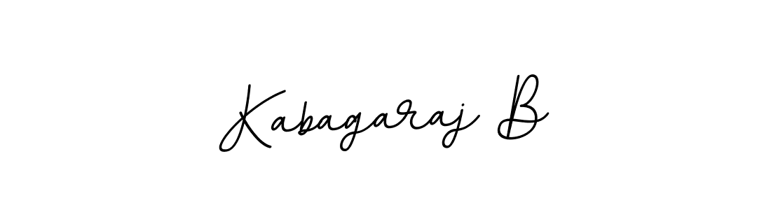Make a beautiful signature design for name Kabagaraj B. With this signature (BallpointsItalic-DORy9) style, you can create a handwritten signature for free. Kabagaraj B signature style 11 images and pictures png