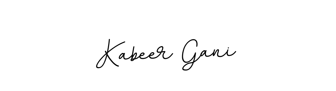 Use a signature maker to create a handwritten signature online. With this signature software, you can design (BallpointsItalic-DORy9) your own signature for name Kabeer Gani. Kabeer Gani signature style 11 images and pictures png