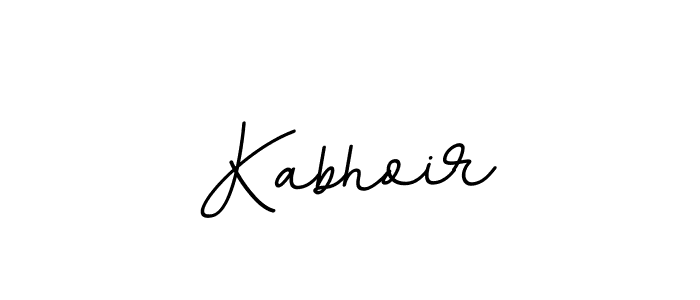 The best way (BallpointsItalic-DORy9) to make a short signature is to pick only two or three words in your name. The name Kabhoir include a total of six letters. For converting this name. Kabhoir signature style 11 images and pictures png