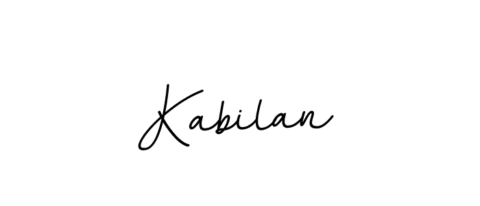 You should practise on your own different ways (BallpointsItalic-DORy9) to write your name (Kabilan) in signature. don't let someone else do it for you. Kabilan signature style 11 images and pictures png