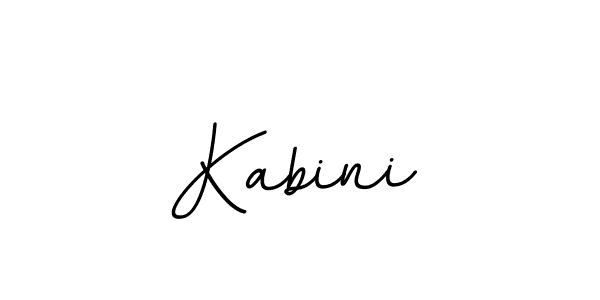 Use a signature maker to create a handwritten signature online. With this signature software, you can design (BallpointsItalic-DORy9) your own signature for name Kabini. Kabini signature style 11 images and pictures png