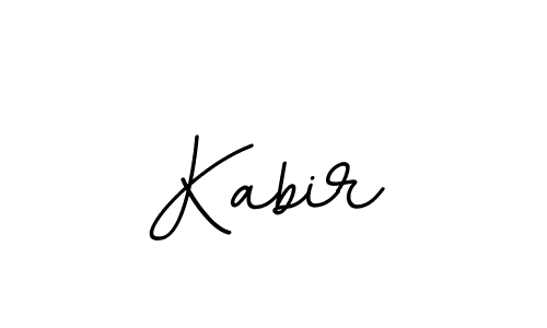 Use a signature maker to create a handwritten signature online. With this signature software, you can design (BallpointsItalic-DORy9) your own signature for name Kabir. Kabir signature style 11 images and pictures png