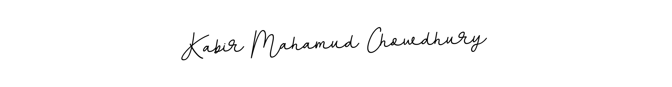 The best way (BallpointsItalic-DORy9) to make a short signature is to pick only two or three words in your name. The name Kabir Mahamud Chowdhury include a total of six letters. For converting this name. Kabir Mahamud Chowdhury signature style 11 images and pictures png