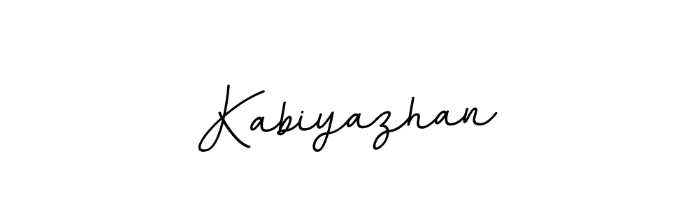 It looks lik you need a new signature style for name Kabiyazhan. Design unique handwritten (BallpointsItalic-DORy9) signature with our free signature maker in just a few clicks. Kabiyazhan signature style 11 images and pictures png