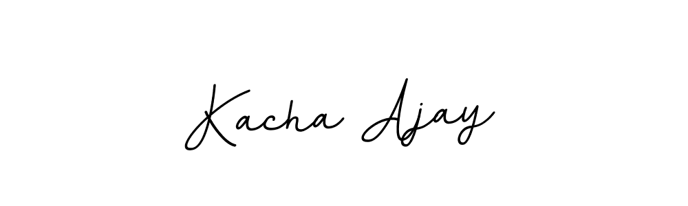 How to Draw Kacha Ajay signature style? BallpointsItalic-DORy9 is a latest design signature styles for name Kacha Ajay. Kacha Ajay signature style 11 images and pictures png