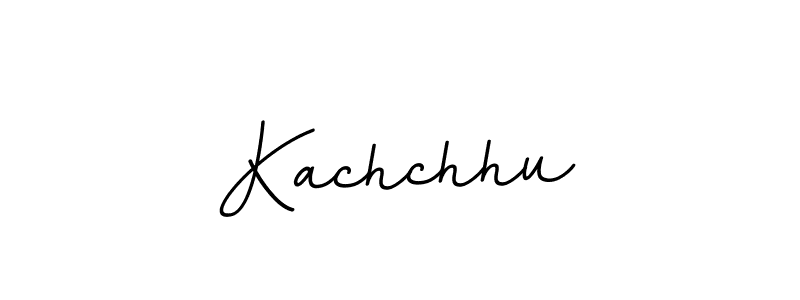 How to make Kachchhu name signature. Use BallpointsItalic-DORy9 style for creating short signs online. This is the latest handwritten sign. Kachchhu signature style 11 images and pictures png