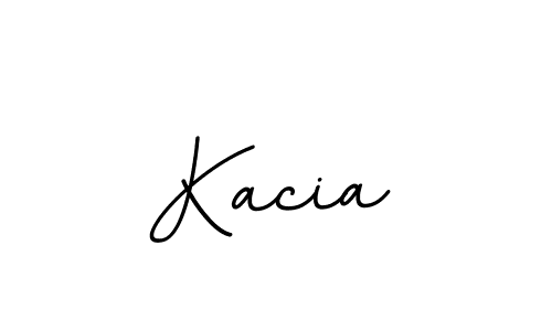 Use a signature maker to create a handwritten signature online. With this signature software, you can design (BallpointsItalic-DORy9) your own signature for name Kacia. Kacia signature style 11 images and pictures png