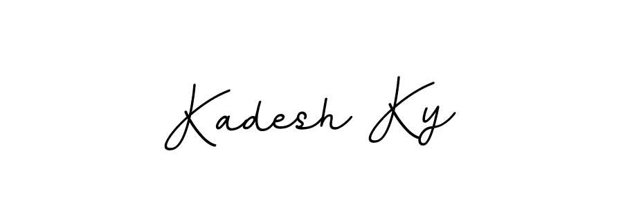 Check out images of Autograph of Kadesh Ky name. Actor Kadesh Ky Signature Style. BallpointsItalic-DORy9 is a professional sign style online. Kadesh Ky signature style 11 images and pictures png