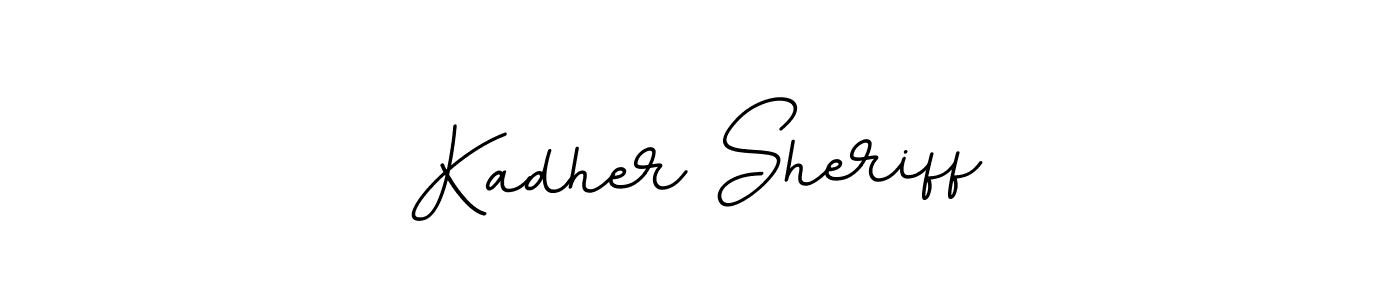 Check out images of Autograph of Kadher Sheriff name. Actor Kadher Sheriff Signature Style. BallpointsItalic-DORy9 is a professional sign style online. Kadher Sheriff signature style 11 images and pictures png
