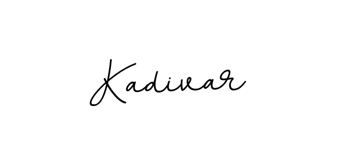 Kadivar stylish signature style. Best Handwritten Sign (BallpointsItalic-DORy9) for my name. Handwritten Signature Collection Ideas for my name Kadivar. Kadivar signature style 11 images and pictures png