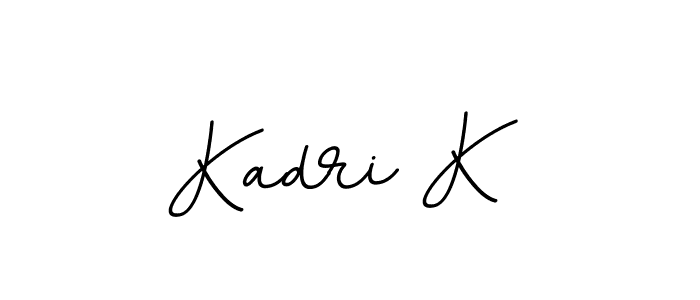 Make a beautiful signature design for name Kadri K. With this signature (BallpointsItalic-DORy9) style, you can create a handwritten signature for free. Kadri K signature style 11 images and pictures png