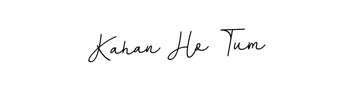 Use a signature maker to create a handwritten signature online. With this signature software, you can design (BallpointsItalic-DORy9) your own signature for name Kahan Ho Tum. Kahan Ho Tum signature style 11 images and pictures png