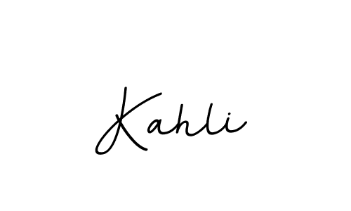 The best way (BallpointsItalic-DORy9) to make a short signature is to pick only two or three words in your name. The name Kahli include a total of six letters. For converting this name. Kahli signature style 11 images and pictures png