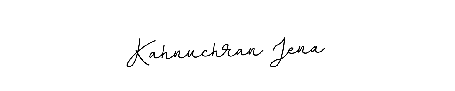 It looks lik you need a new signature style for name Kahnuchran Jena. Design unique handwritten (BallpointsItalic-DORy9) signature with our free signature maker in just a few clicks. Kahnuchran Jena signature style 11 images and pictures png