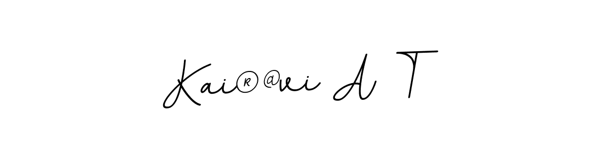 This is the best signature style for the Kai®@vi A T name. Also you like these signature font (BallpointsItalic-DORy9). Mix name signature. Kai®@vi A T signature style 11 images and pictures png