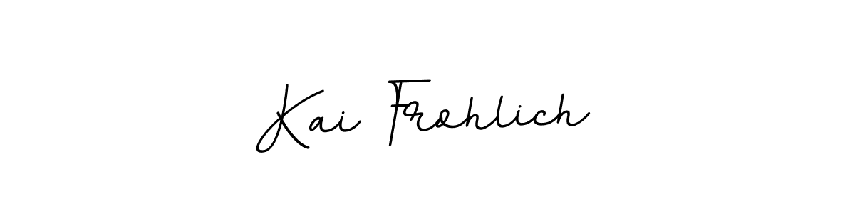 You should practise on your own different ways (BallpointsItalic-DORy9) to write your name (Kai Frohlich) in signature. don't let someone else do it for you. Kai Frohlich signature style 11 images and pictures png