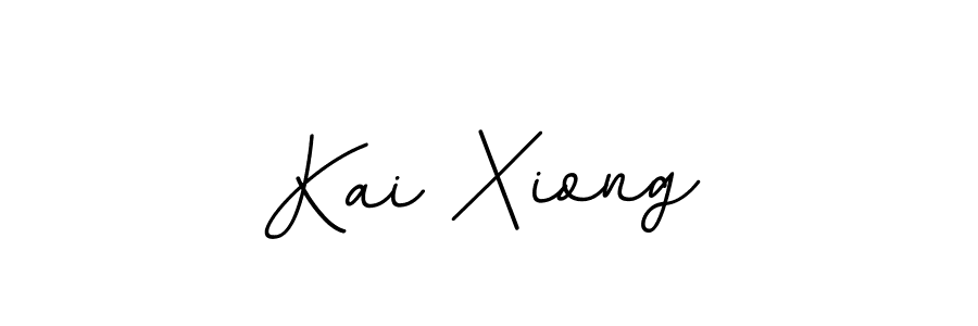 Create a beautiful signature design for name Kai Xiong. With this signature (BallpointsItalic-DORy9) fonts, you can make a handwritten signature for free. Kai Xiong signature style 11 images and pictures png