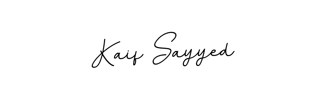 Also we have Kaif Sayyed name is the best signature style. Create professional handwritten signature collection using BallpointsItalic-DORy9 autograph style. Kaif Sayyed signature style 11 images and pictures png