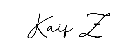 Build your personal autograph collection for name Kaif Z with BallpointsItalic-DORy9 design. Browse, select, and save your favorites. Kaif Z signature style 11 images and pictures png
