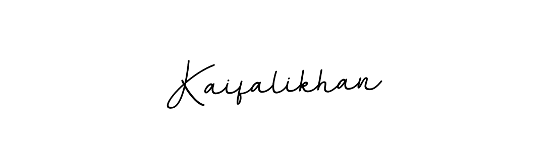 The best way (BallpointsItalic-DORy9) to make a short signature is to pick only two or three words in your name. The name Kaifalikhan include a total of six letters. For converting this name. Kaifalikhan signature style 11 images and pictures png