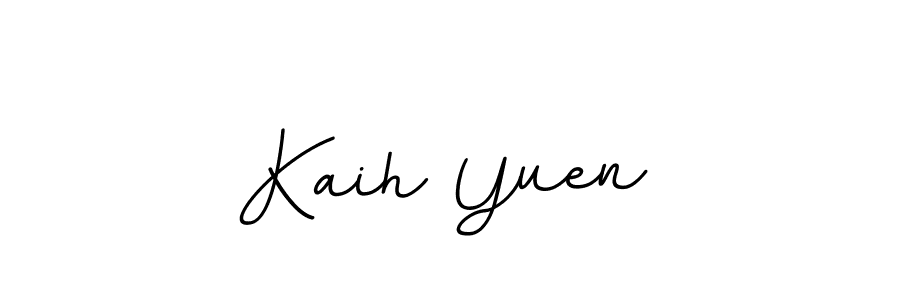 The best way (BallpointsItalic-DORy9) to make a short signature is to pick only two or three words in your name. The name Kaih Yuen include a total of six letters. For converting this name. Kaih Yuen signature style 11 images and pictures png