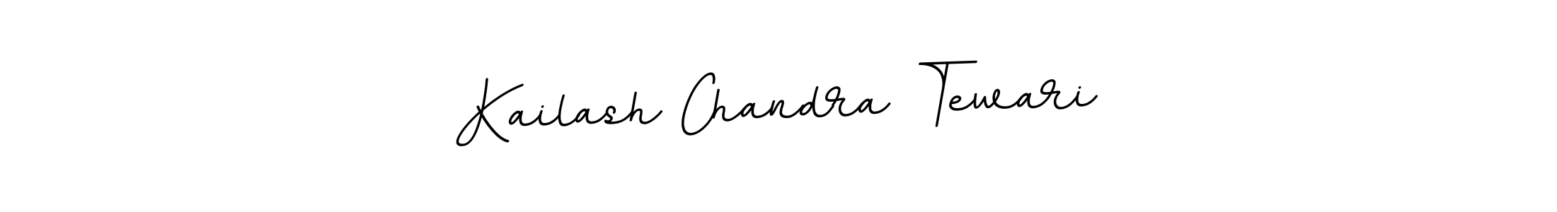 Make a beautiful signature design for name Kailash Chandra Tewari. With this signature (BallpointsItalic-DORy9) style, you can create a handwritten signature for free. Kailash Chandra Tewari signature style 11 images and pictures png