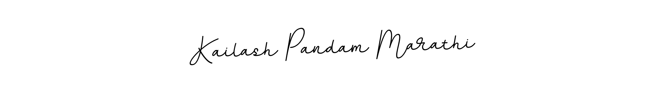 Kailash Pandam Marathi stylish signature style. Best Handwritten Sign (BallpointsItalic-DORy9) for my name. Handwritten Signature Collection Ideas for my name Kailash Pandam Marathi. Kailash Pandam Marathi signature style 11 images and pictures png