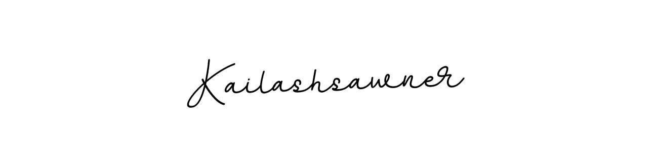 It looks lik you need a new signature style for name Kailashsawner. Design unique handwritten (BallpointsItalic-DORy9) signature with our free signature maker in just a few clicks. Kailashsawner signature style 11 images and pictures png