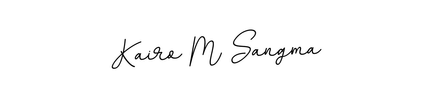 Make a short Kairo M Sangma signature style. Manage your documents anywhere anytime using BallpointsItalic-DORy9. Create and add eSignatures, submit forms, share and send files easily. Kairo M Sangma signature style 11 images and pictures png