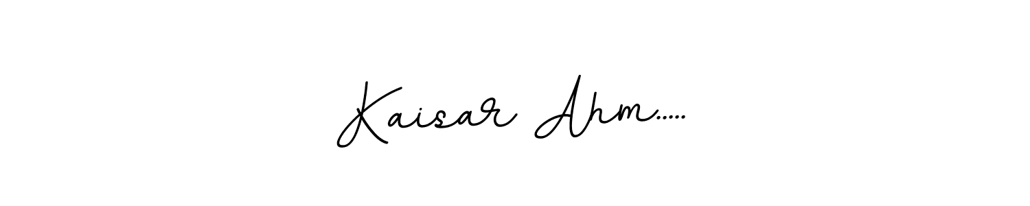 Use a signature maker to create a handwritten signature online. With this signature software, you can design (BallpointsItalic-DORy9) your own signature for name Kaisar Ahm...... Kaisar Ahm..... signature style 11 images and pictures png