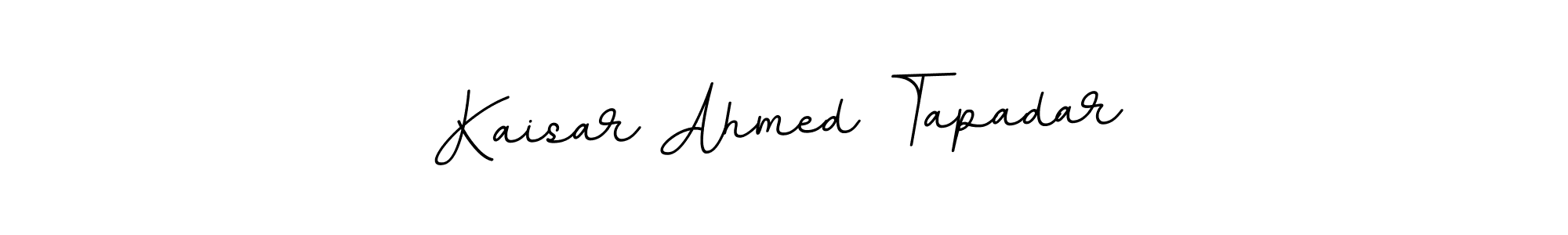 Make a beautiful signature design for name Kaisar Ahmed Tapadar. With this signature (BallpointsItalic-DORy9) style, you can create a handwritten signature for free. Kaisar Ahmed Tapadar signature style 11 images and pictures png